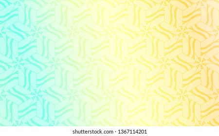 Vector template with Modern geometrical abstract pattern. Gradient color.