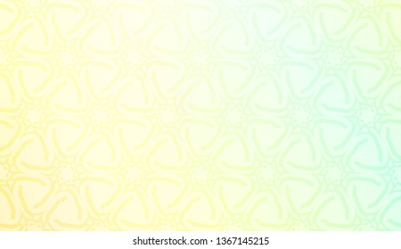 Vector template with Modern geometrical abstract pattern. Gradient color.