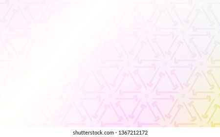 Vector template with Modern geometrical abstract pattern. Gradient color.