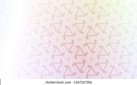 Vector template with Modern geometrical abstract pattern. Gradient color.