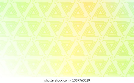 Vector template with Modern geometrical abstract pattern. Gradient color.