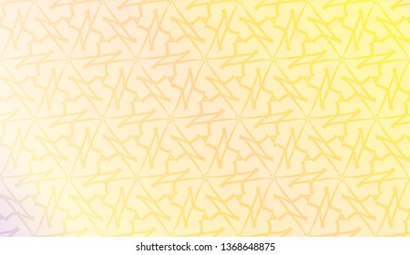 Vector template with Modern geometrical abstract pattern. Gradient color.