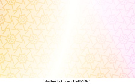 Vector template with Modern geometrical abstract pattern. Gradient color.