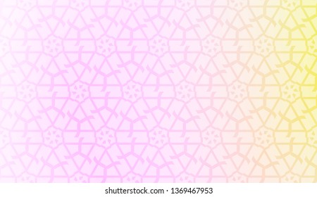 Vector template with Modern geometrical abstract pattern. Gradient color.