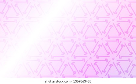 Vector template with Modern geometrical abstract pattern. Gradient color.