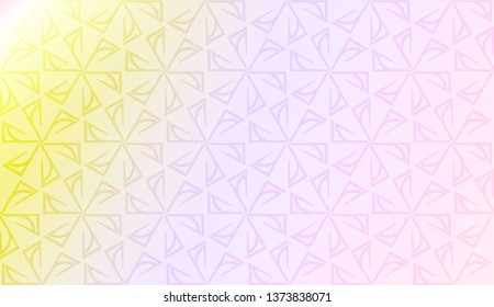 Vector template with Modern geometrical abstract pattern. Gradient color.