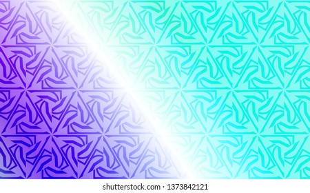 Vector template with Modern geometrical abstract pattern. Gradient color.