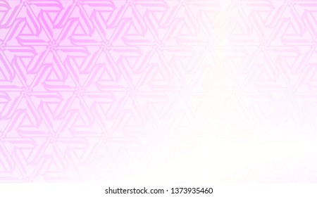 Vector template with Modern geometrical abstract pattern. Gradient color.
