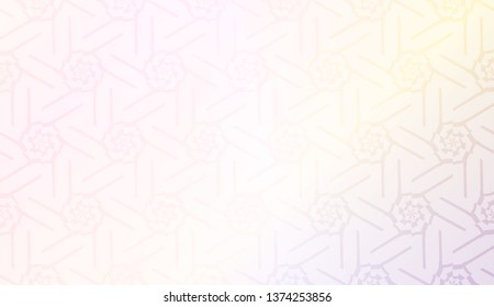 Vector template with Modern geometrical abstract pattern. Gradient color.