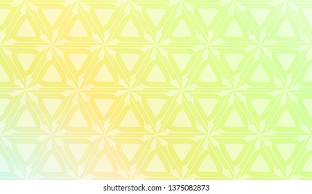 Vector template with Modern geometrical abstract pattern. Gradient color.