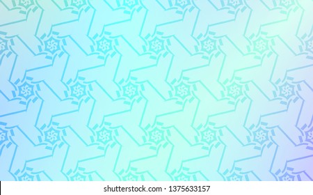 Vector template with Modern geometrical abstract pattern. Gradient color.