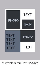 Vector template pamphlet, brochure, and flyer. Vector creative design, social media post, business and advertising template