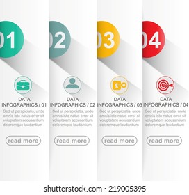 vector template paper infographics vertical banners for web design, advertising, and other