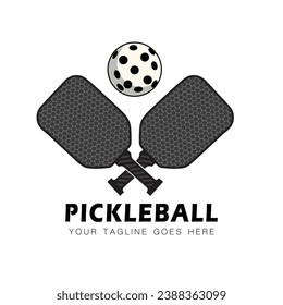 vector template for a pickleball logo