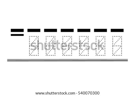 vector template postcode on a postcard