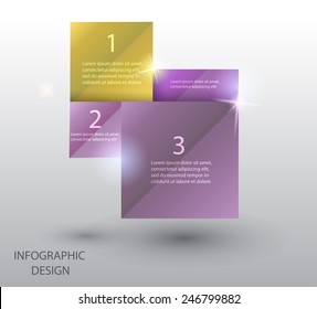 Vector template for presentation.
