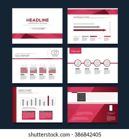 Vector Template for Presentation Red version