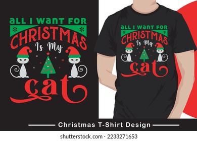 Vector template for printing on shirt, cover, postcard. Illustration for clothing, apparel, printshop.Marry Christmas t shirt designs template. Vector graphic typographic design for poster, label,
