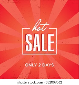 Vector template for a sale in shops