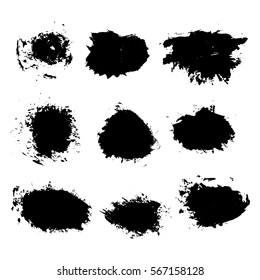 vector template set of grunge banners abstract  backgrounds for promotion