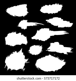 vector template set of grunge banners abstract  backgrounds for promotion