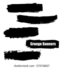 vector template set of grunge banners abstract  backgrounds for promotion