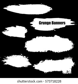 vector template set of grunge banners abstract  backgrounds for promotion