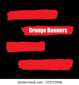 vector template set of Grunge style Halloween background with blood splats for promotion