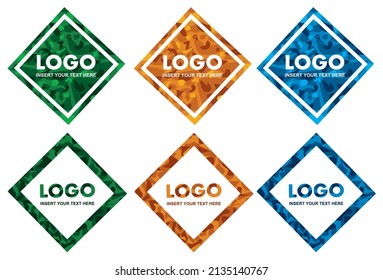 Vector Template Set: Insert Your Logo Here	