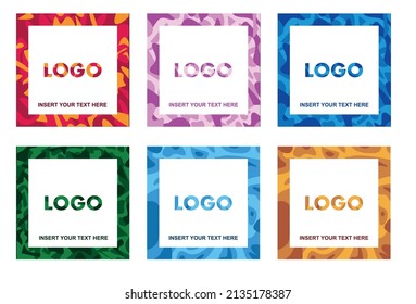 Vector Template Set: Insert Your Logo Here