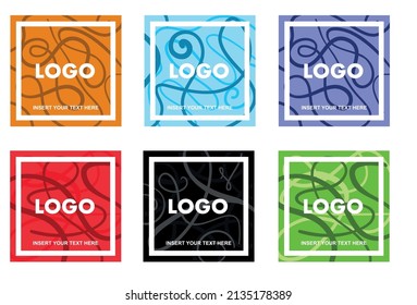 Vector Template Set: Insert Your Logo Here