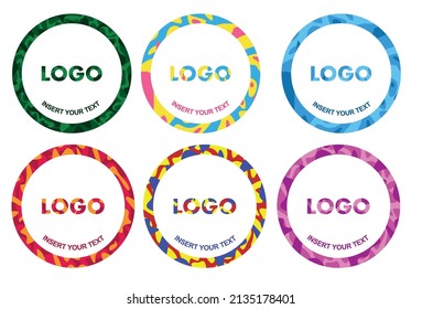 Vector template set: Insert your logo here