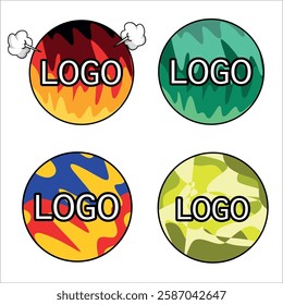 Vector template set: Insert your logo here