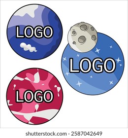 Vector template set: Insert your logo here