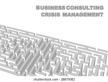 Vector template symbolizing problem solving