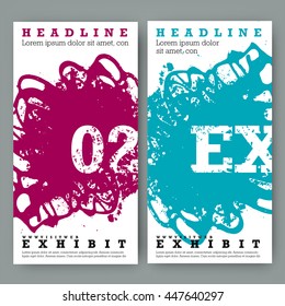 Vector template with texture for your cover designs, presentations, invitations, banners and promotions. Vector texture