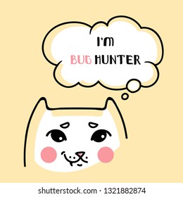 Vector template for t-shirt for Quality Assurance and test engineers