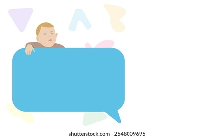 Vector template under photo with place for text for cards or banners
