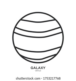 Vector template for venus planet icon