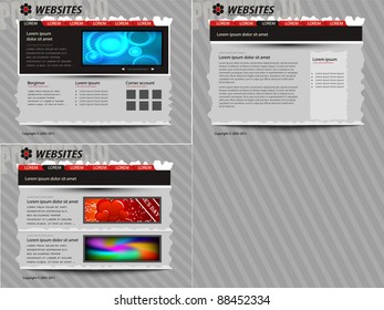 Vector  template website