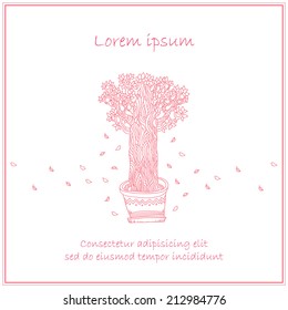 Vector template of wedding invitation cards with floral elements. You can design invitation cards, notebook cover, fabric and so on. Love theme design.