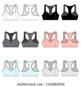 1,895 Sports Bra Template Images, Stock Photos & Vectors | Shutterstock