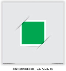 Plantilla de vectores para las fotos aisladas en la plantilla de ilustración de fondo gris premium eps 10