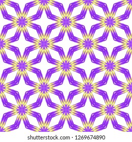 vector template with zigzag lines. Creative illustration. Design for your business, scrapbooking. Purple color.