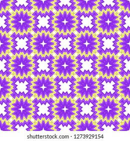 vector template with zigzag lines. Creative illustration. Design for your business, scrapbooking. Purple color.