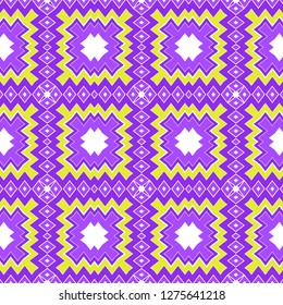 vector template with zigzag lines. Creative illustration. Design for your business, scrapbooking. Purple color.
