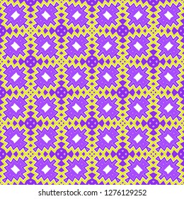 vector template with zigzag lines. Creative illustration. Design for your business, scrapbooking. Purple color.