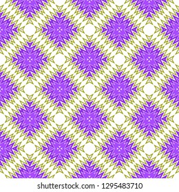 vector template with zigzag lines. Creative illustration. Design for your business, scrapbooking. Purple color.