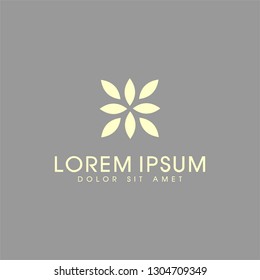 Vector templates of abstract green leaf logo designs - for medical, yoga, spa classes, beauty. Circles made with Vector leaves