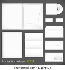 Vector templates set of corporate identity for your design.